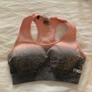 Gymshark ombré seamless sports bra